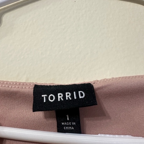 Champagne Pink & Gold Shimmer Skater Dress - Picture 8 of 8